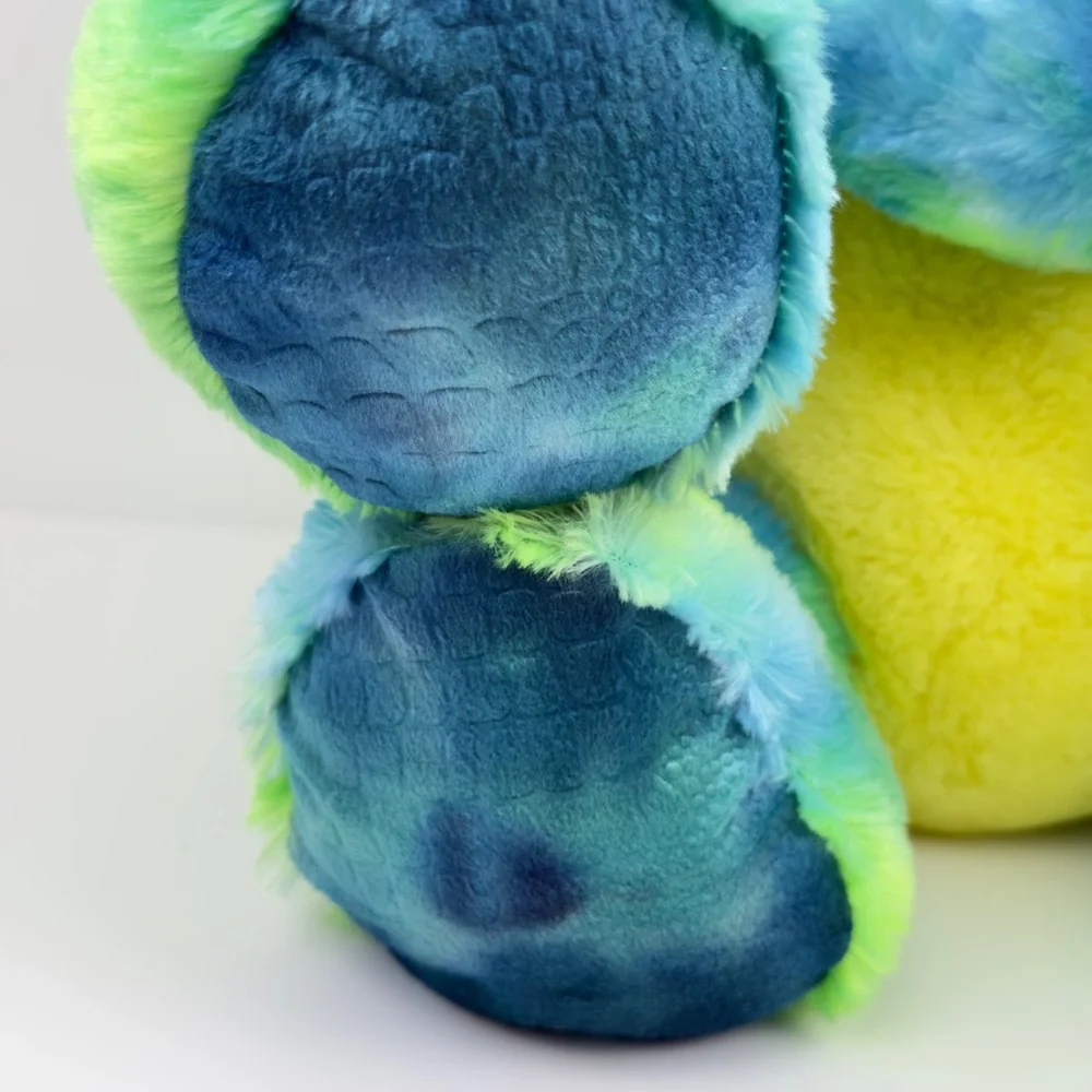 Dan Dee Jumbo Triceratops Plush 20” Tie Dye Dinosaur Stuffed Animal EUC